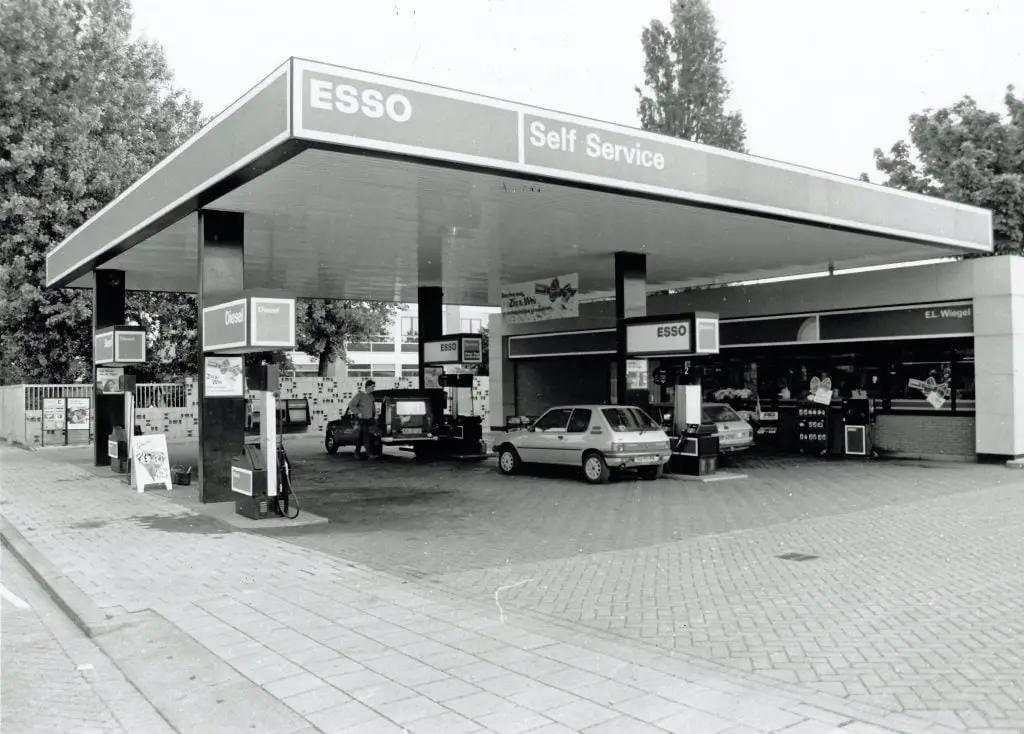 Benzinestation in Amsterdam